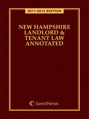 cover image of New Hampshire Landlord and Tenant Law Annotated
